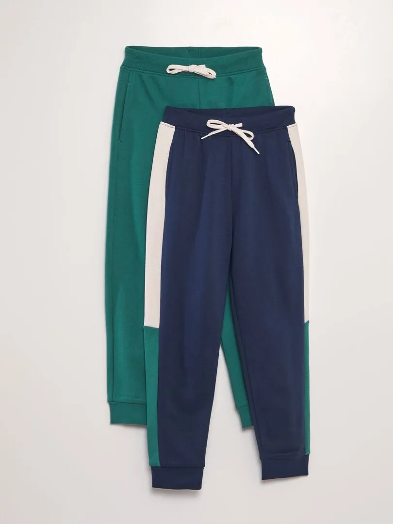 PACK DE 2 PANTALONES DE CHáNDAL  VERDE
