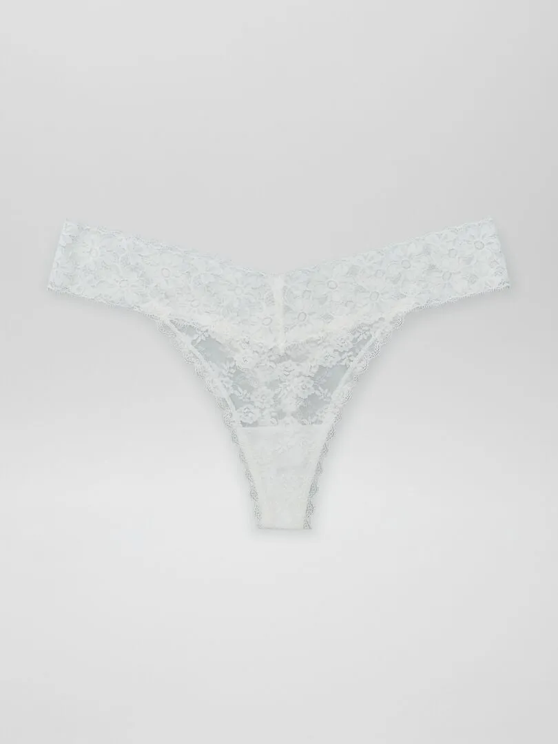 PACK DE 3 TANGAS DE PUNTO  ROJO