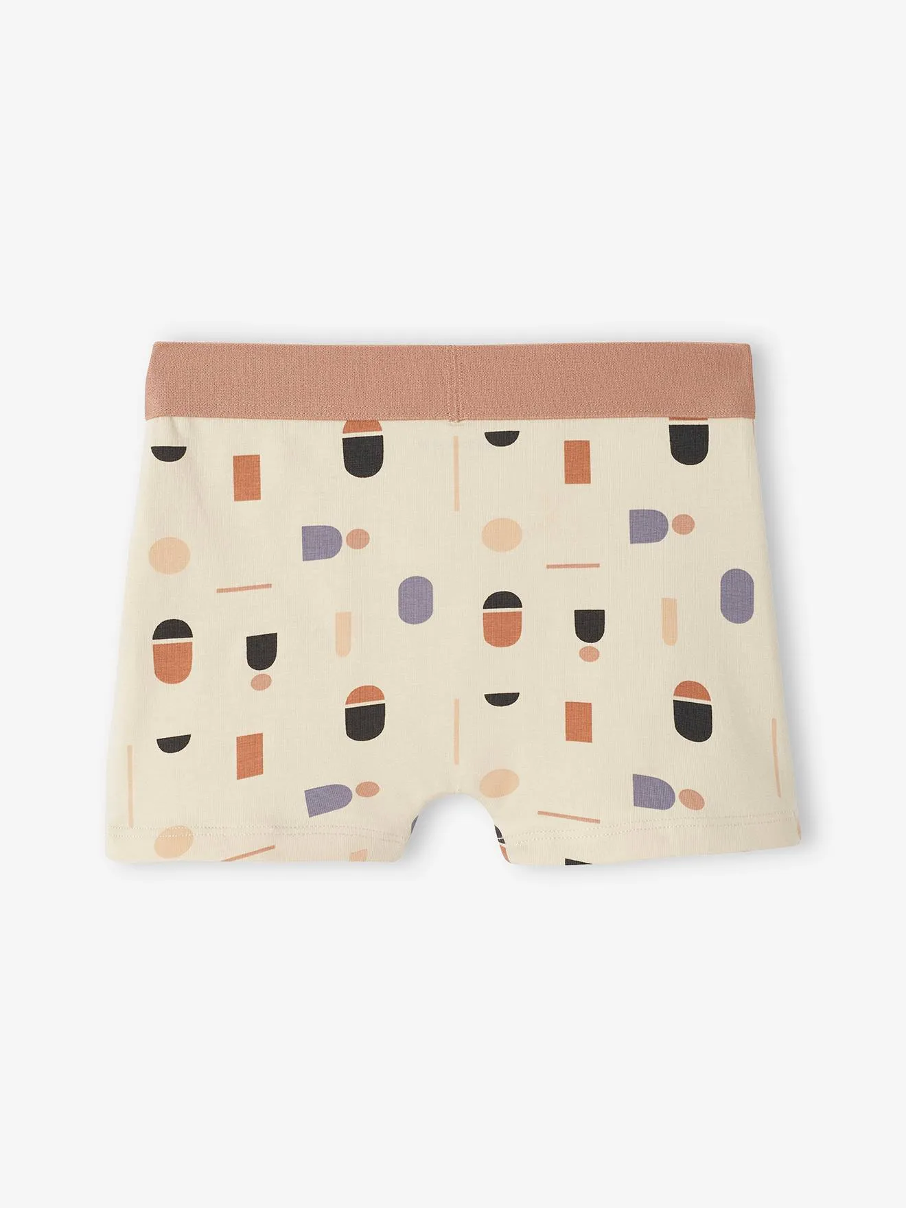 Pack de 5 boxers stretch estampado gráfico de algodón orgánico, niño