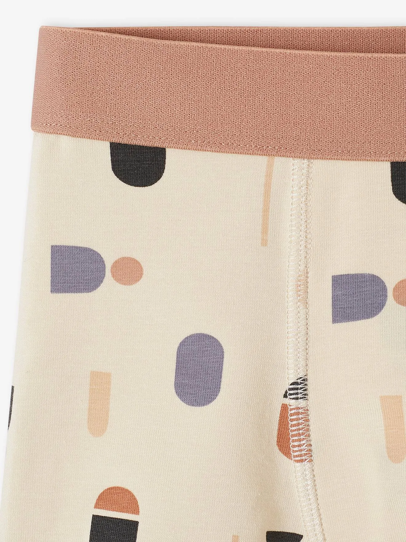Pack de 5 boxers stretch estampado gráfico de algodón orgánico, niño