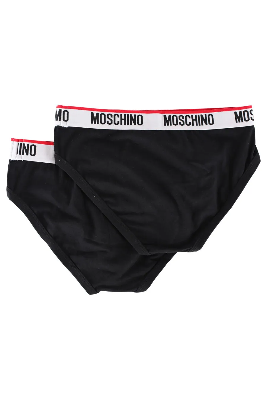 Pack de dos calzoncillos negros con logo en banda blanca