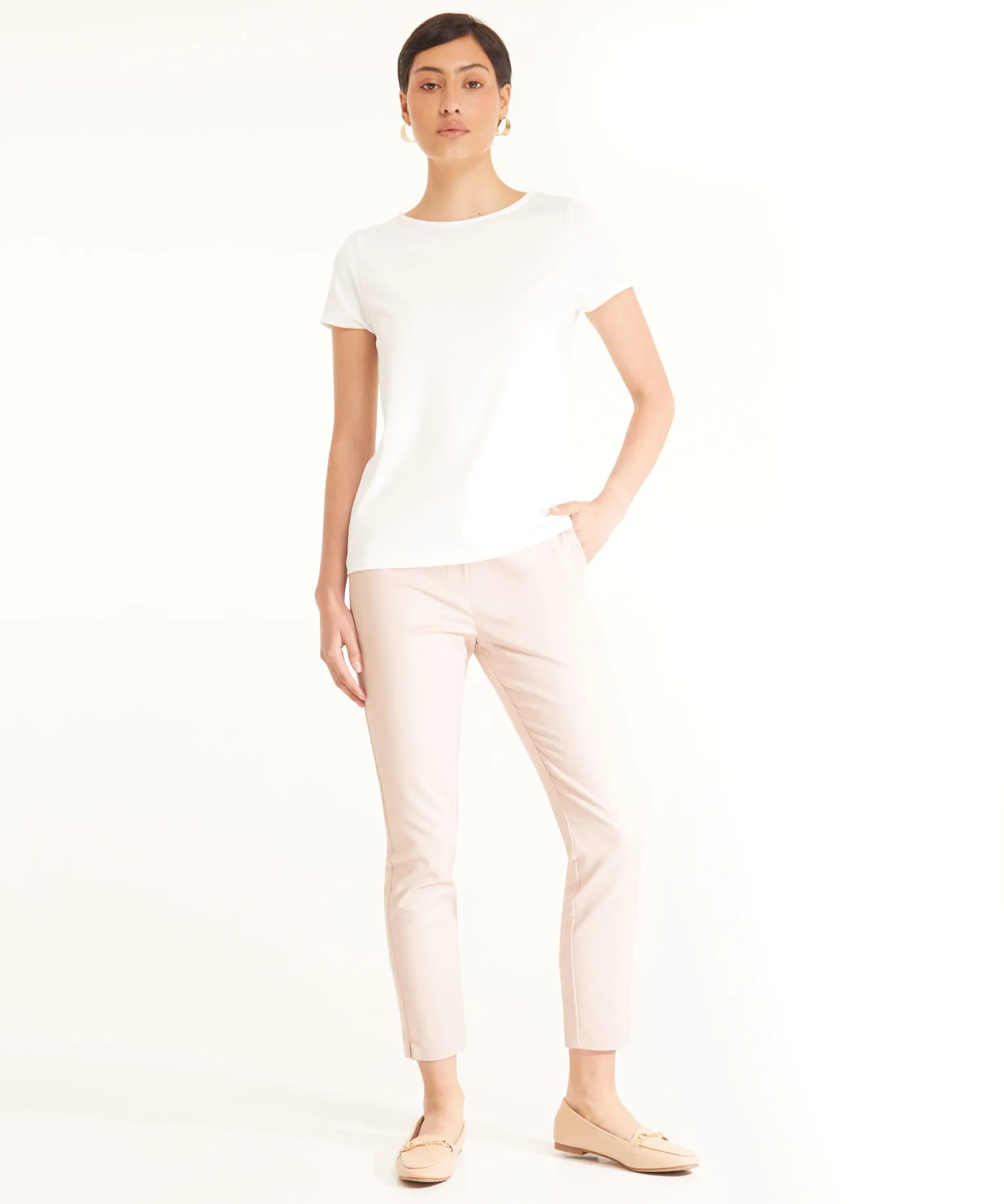 PANTAL&OACUTE;N CL&AACUTE;SICO UNICOLOR