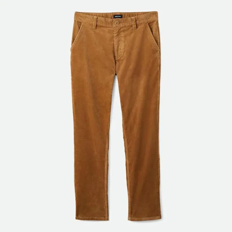 Pantalón Brixton: Choice Chino Regular Pant (Khaki Cord)