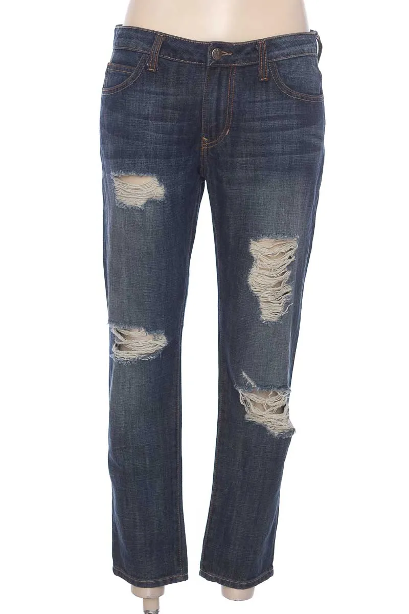 PANTALóN COLOR AZUL  HIDDEN JEANS