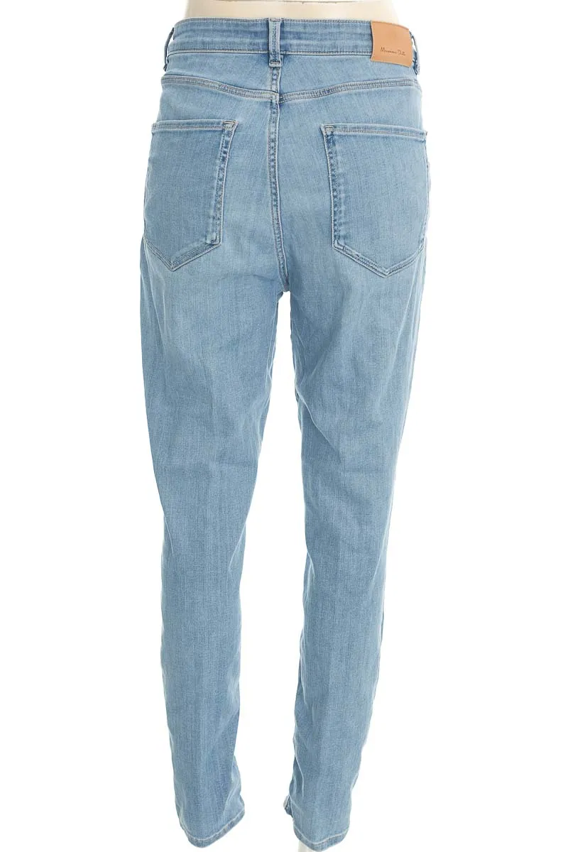 PANTALóN COLOR AZUL  MASSIMO DUTTI