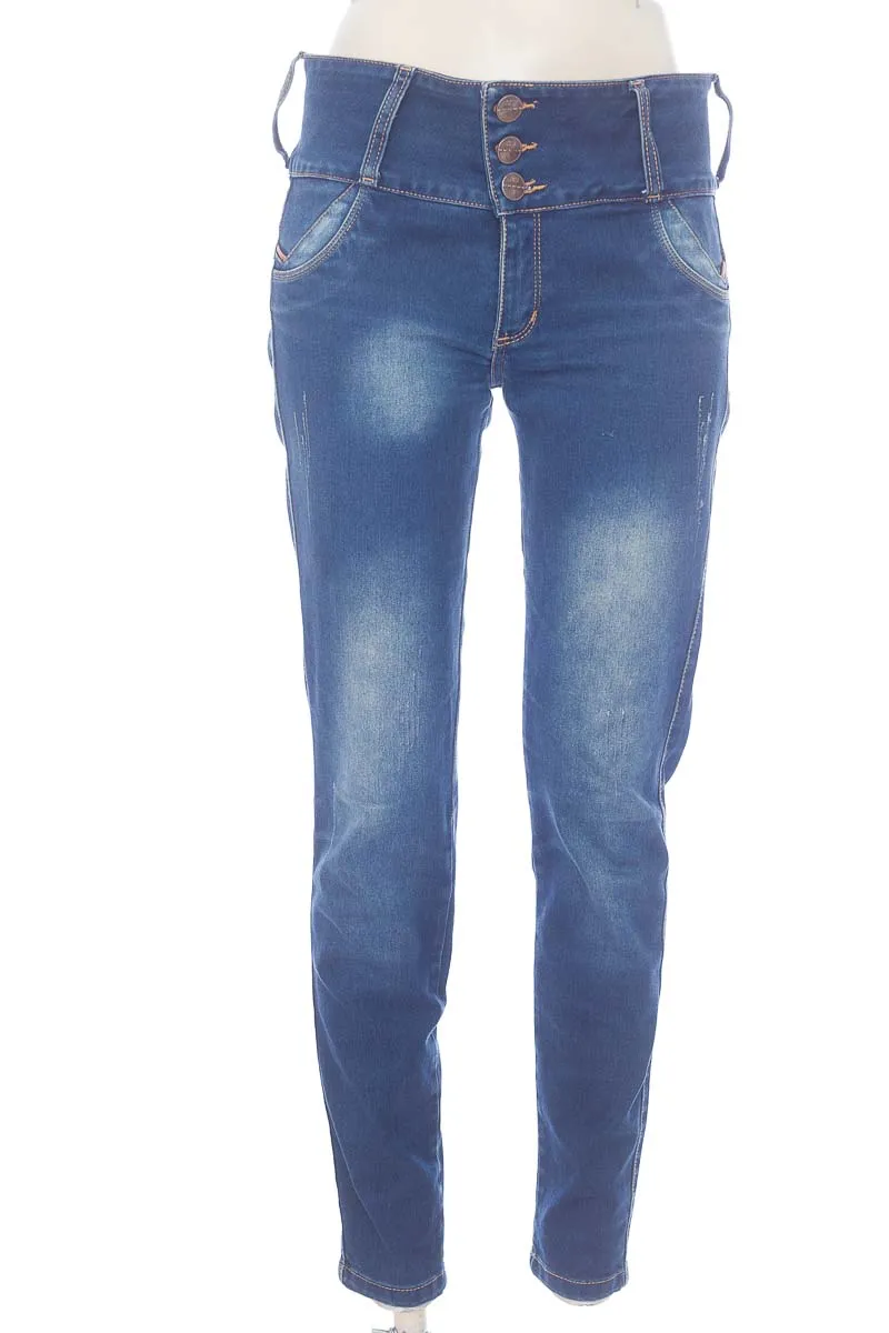 PANTALóN COLOR AZUL  XIXMO JEANS