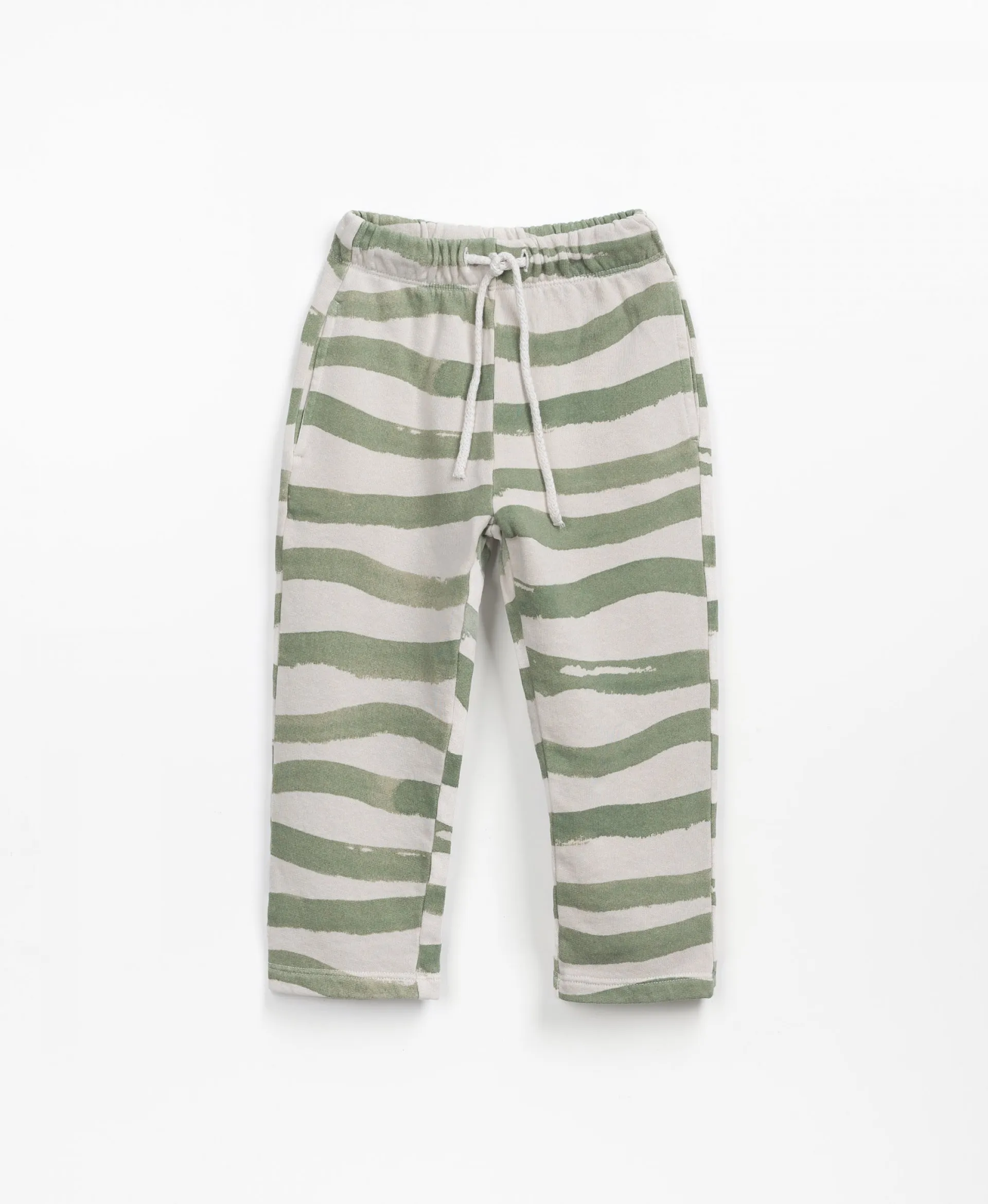 Pantalón con estampado de rayas | Textile Art