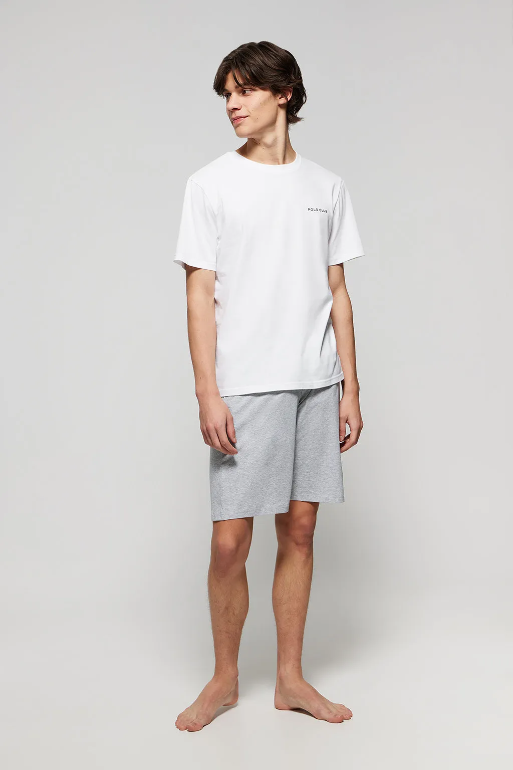 Pantalón corto de pijama Iago gris vigoré