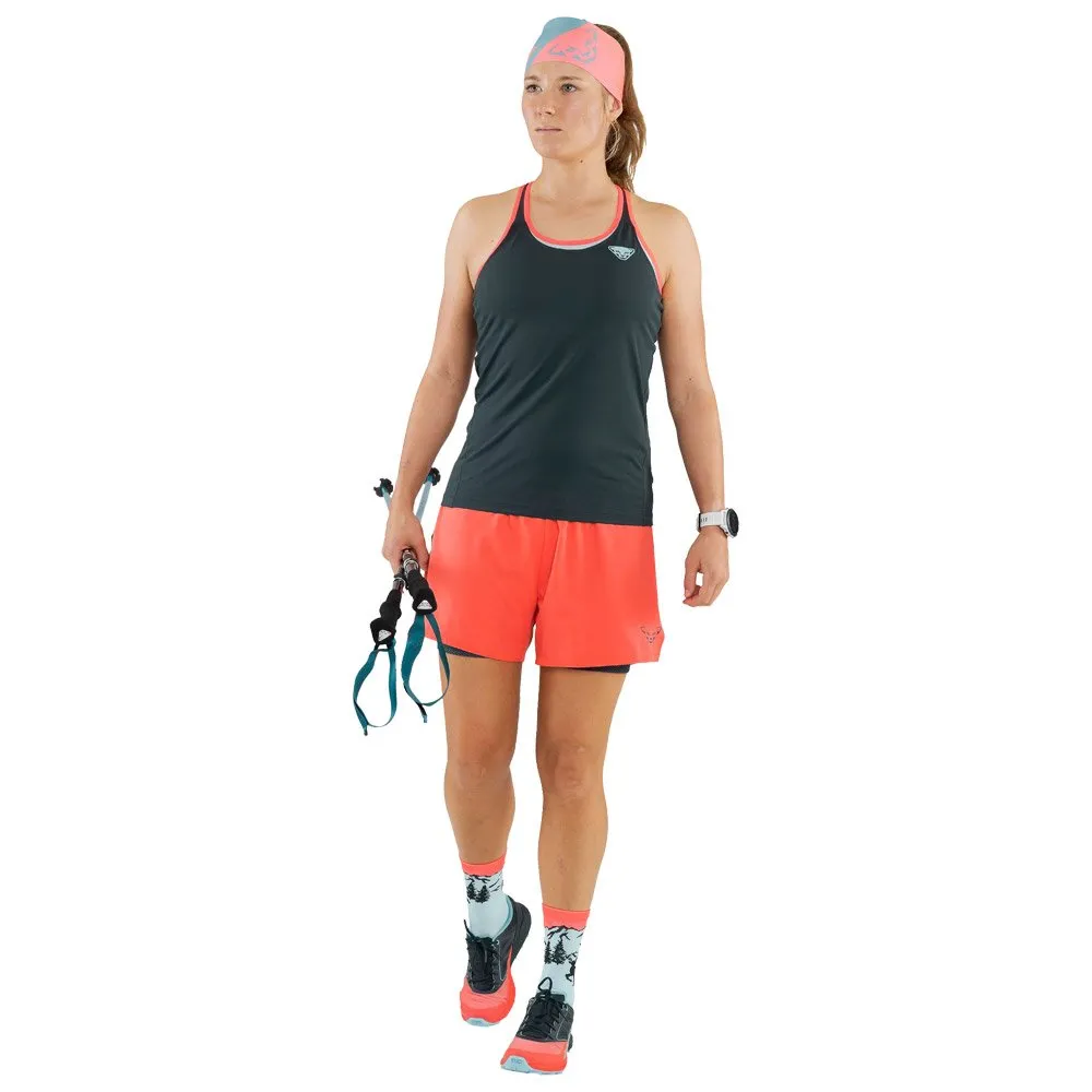 Pantalón corto de trail Dynafit Alpine Pro 2/1 W Hot Coral