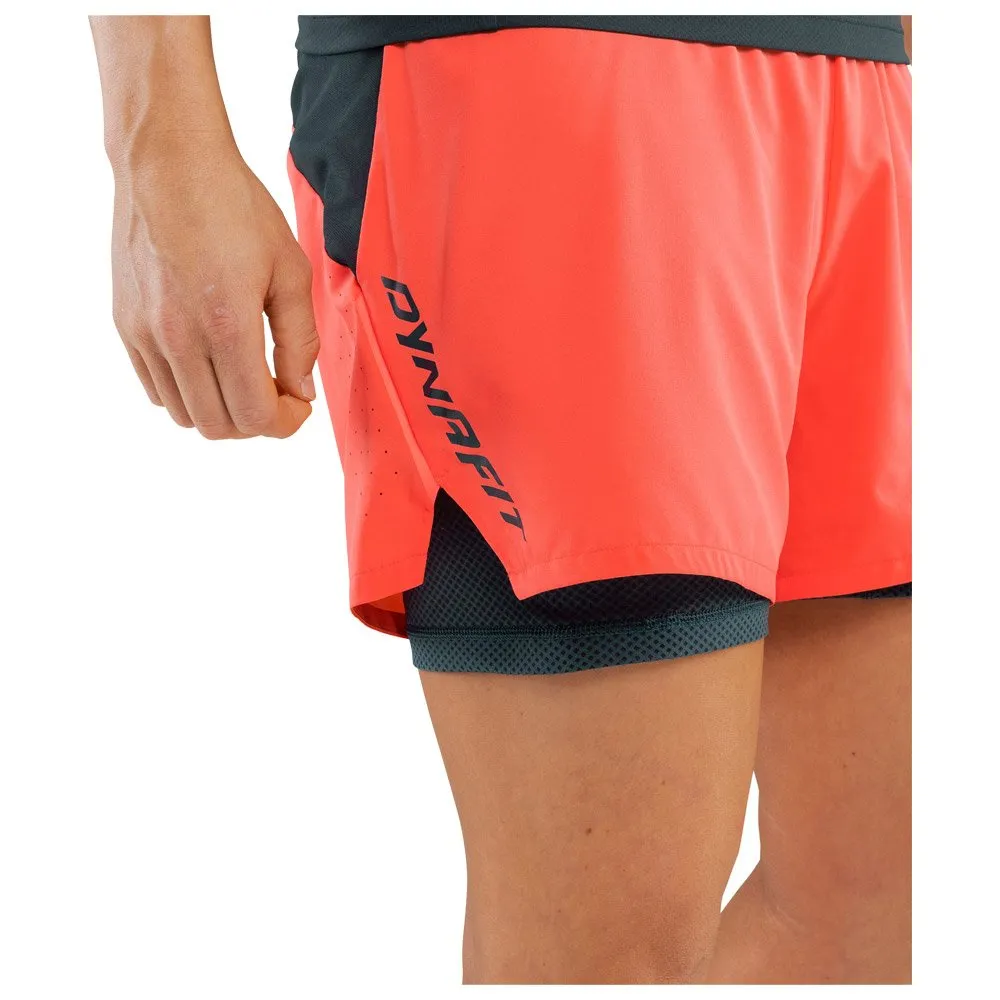Pantalón corto de trail Dynafit Alpine Pro 2/1 W Hot Coral