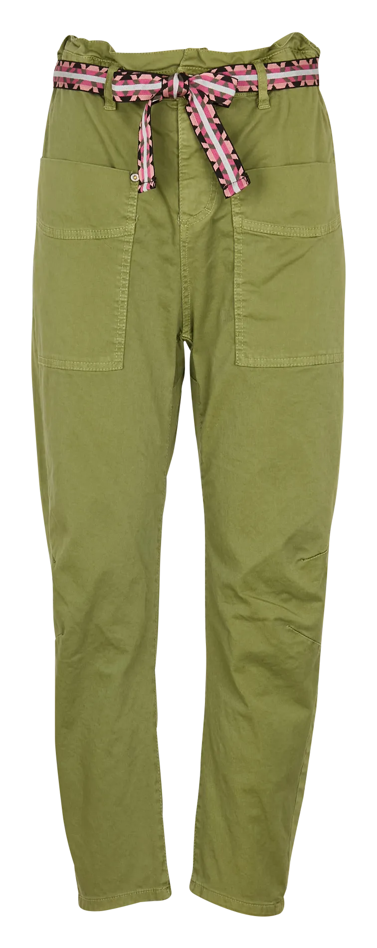 Pantalón de algodón mezclado recto en azul