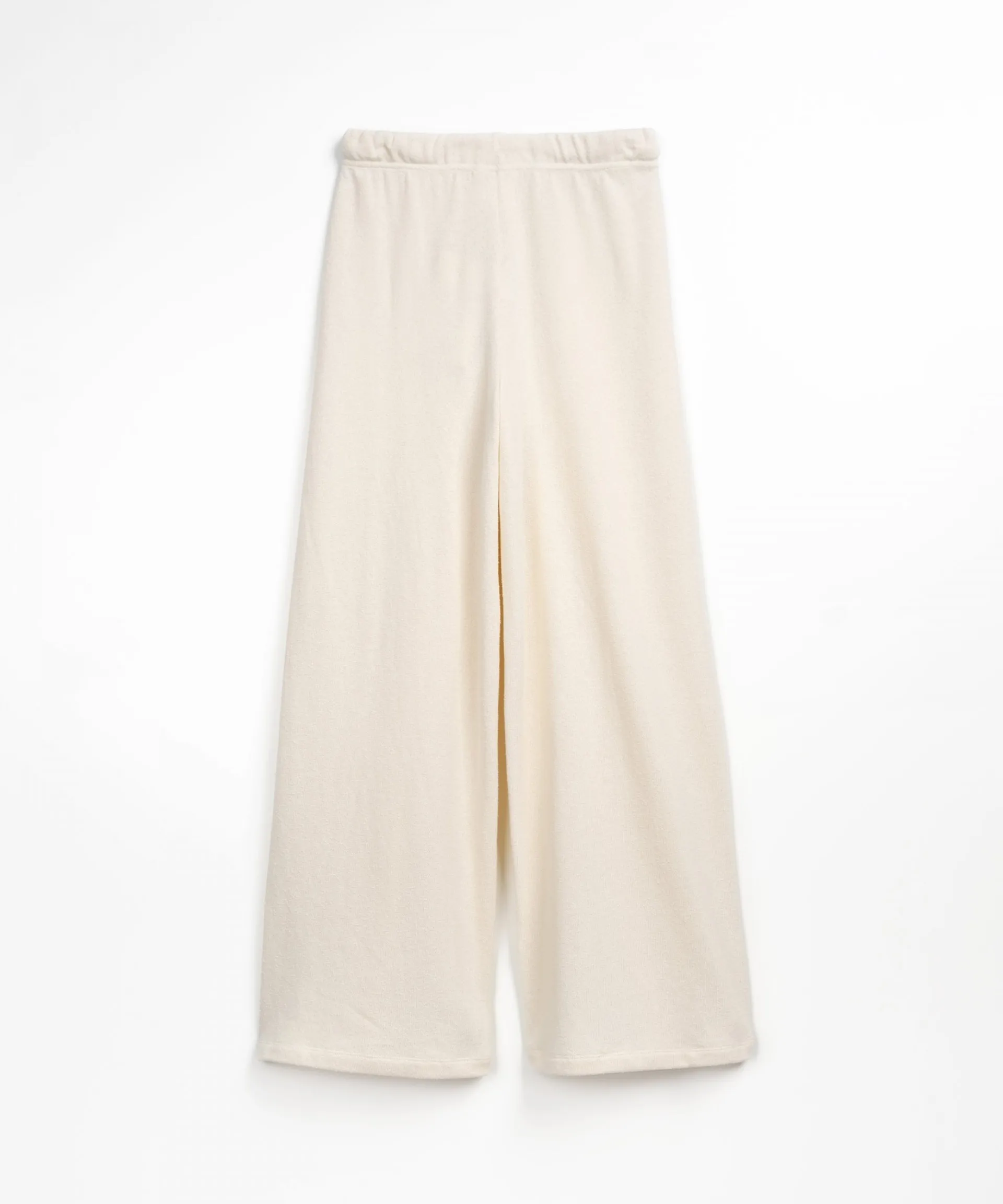 Pantalón de punto con cordón | Textile Art
