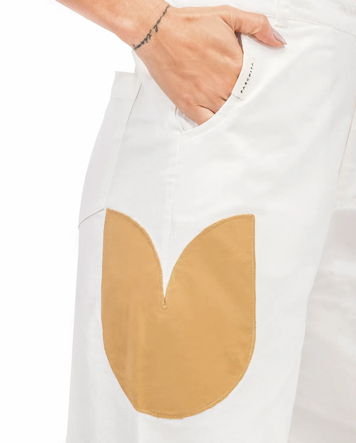 Pantalón Tulipán Beige