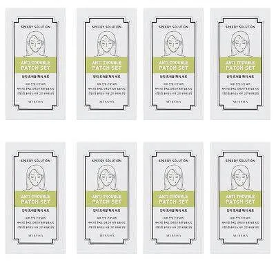 PARCHES MISSHA SPEEDY SOLUTION ANTITROUBLE PATCH SET (8SOBRES X 12 PARCHES)