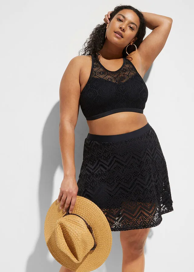 Parte de arriba del bikini Negro
