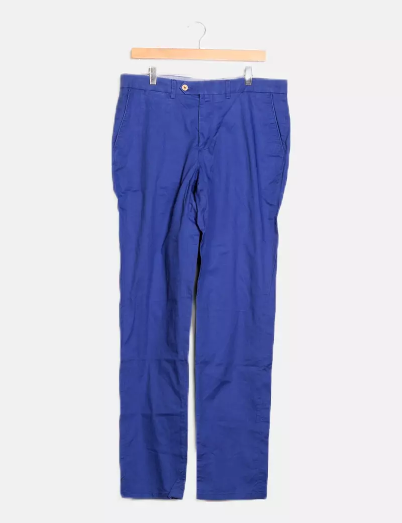 Pedro del Hierro Pantalón azul básico