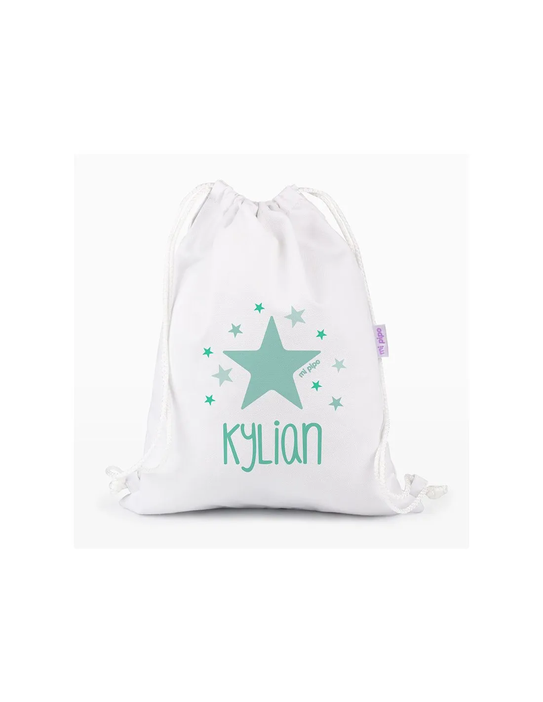 Petate Medium Lona Estrella Menta personalizado de Mi Pipo