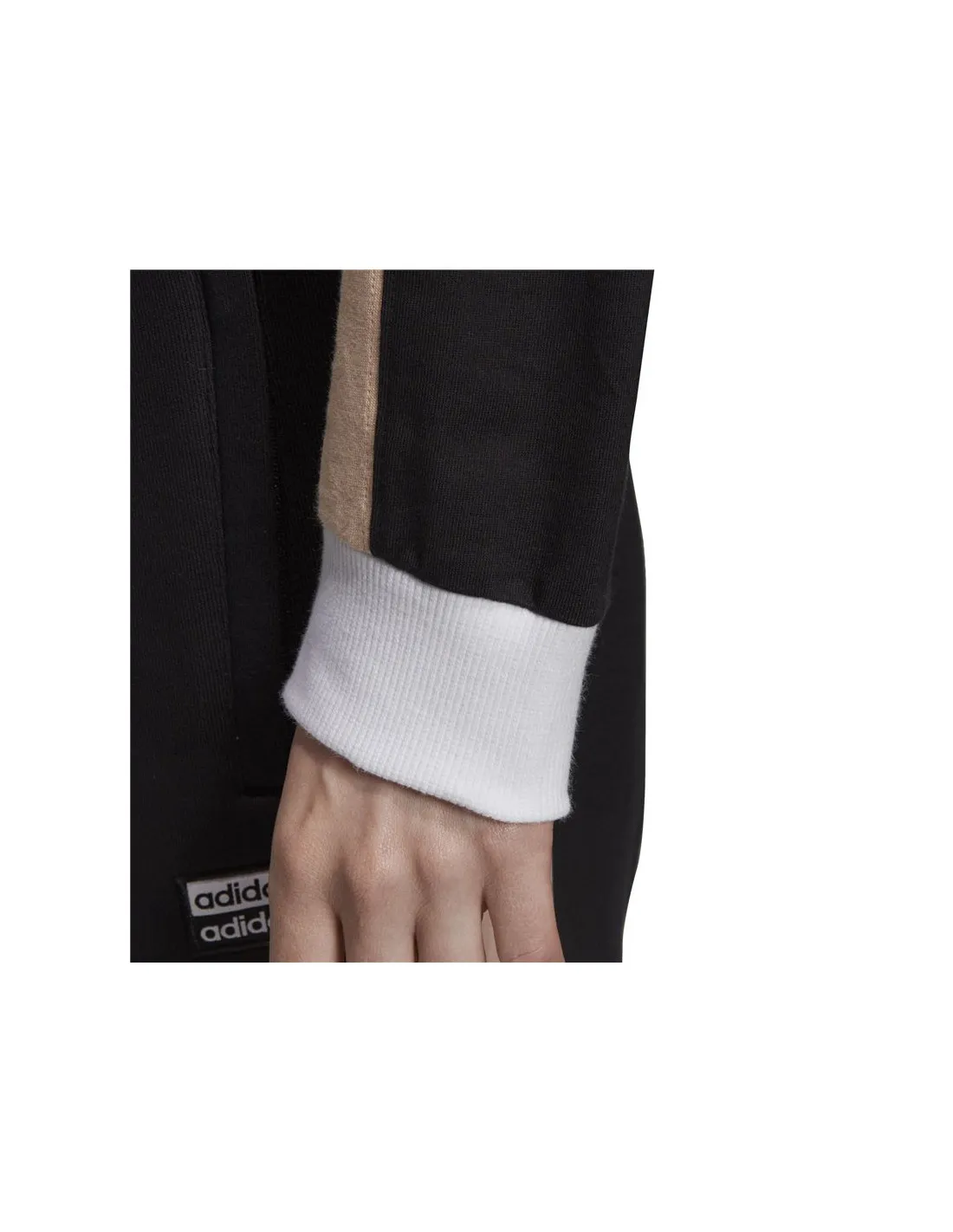 Polo adidas Cropped negro Mujer