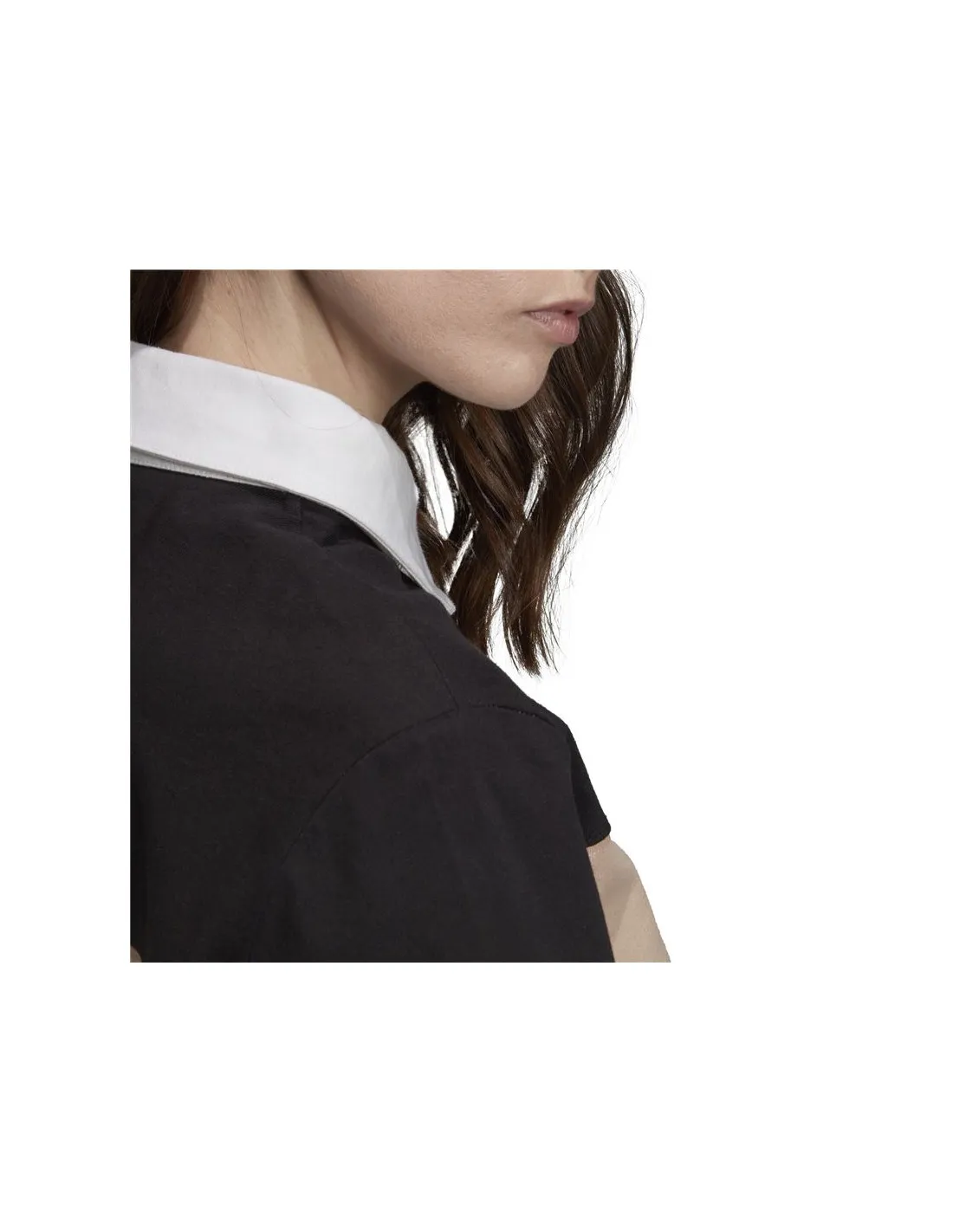 Polo adidas Cropped negro Mujer