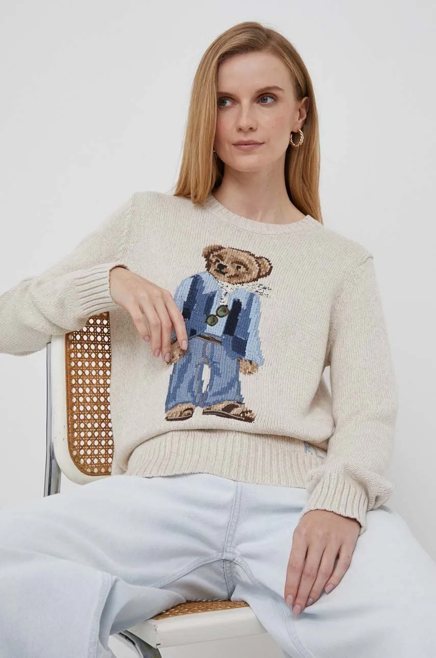 Polo by Ralph Lauren Bear Print Sweater