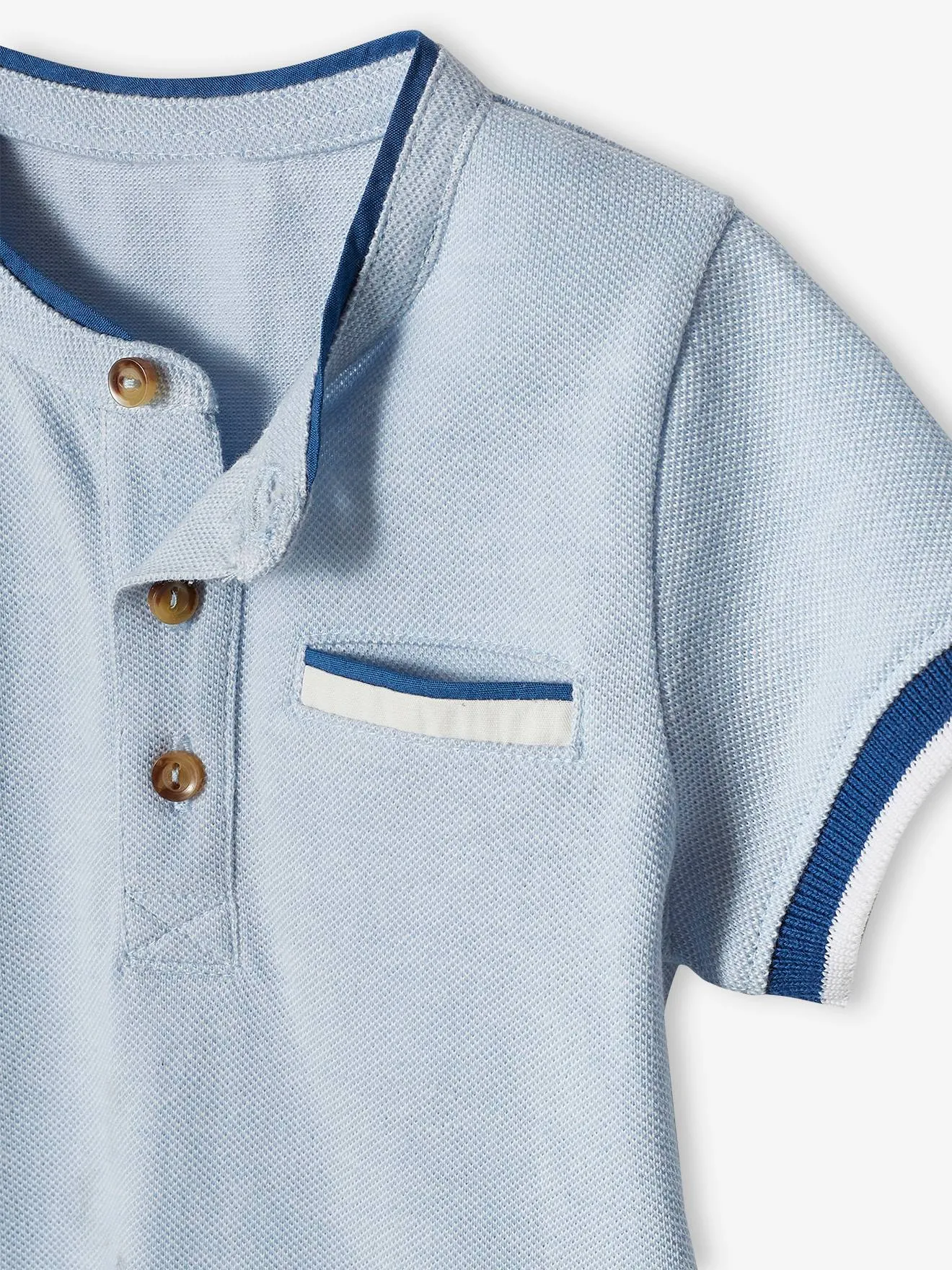 Polo de punto piqué para bebé