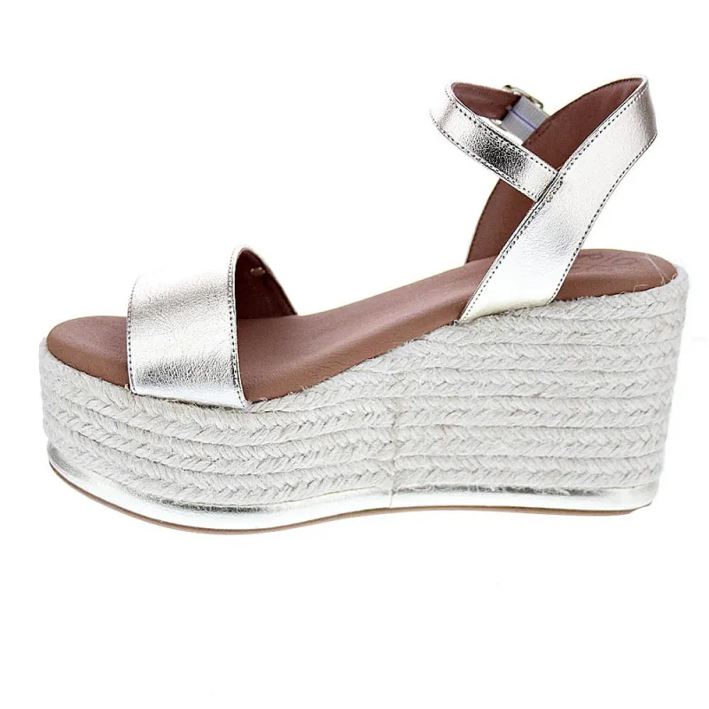 Popa Sandalias Mujer Tofari Laminado Oro