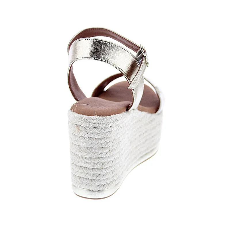 Popa Sandalias Mujer Tofari Laminado Oro