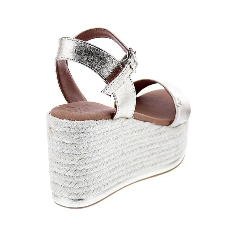 Popa Sandalias Mujer Tofari Laminado Oro