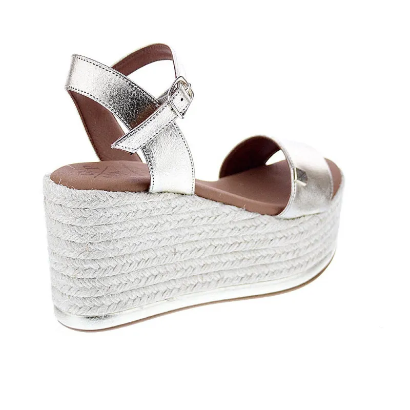 Popa Sandalias Mujer Tofari Laminado Oro