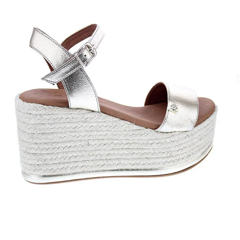 Popa Sandalias Mujer Tofari Laminado Oro