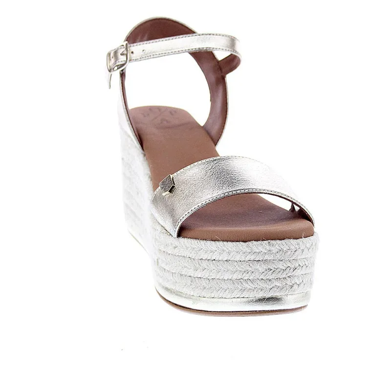 Popa Sandalias Mujer Tofari Laminado Oro