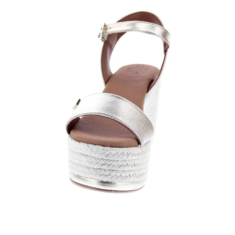 Popa Sandalias Mujer Tofari Laminado Oro