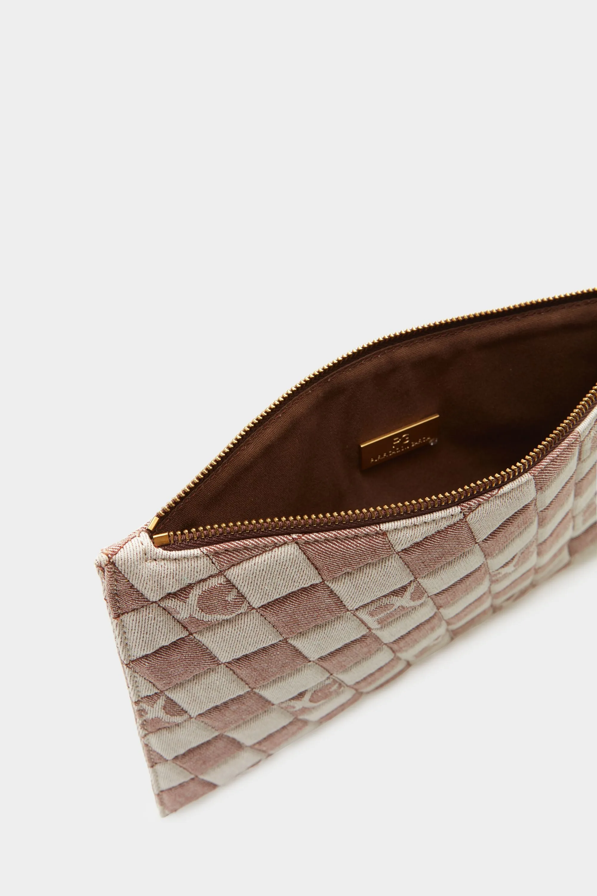 Pouch grande Lona Cubos Denim