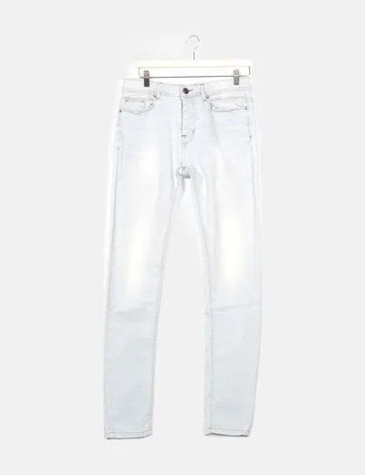 Primark Jeans denim azul efecto desgastado