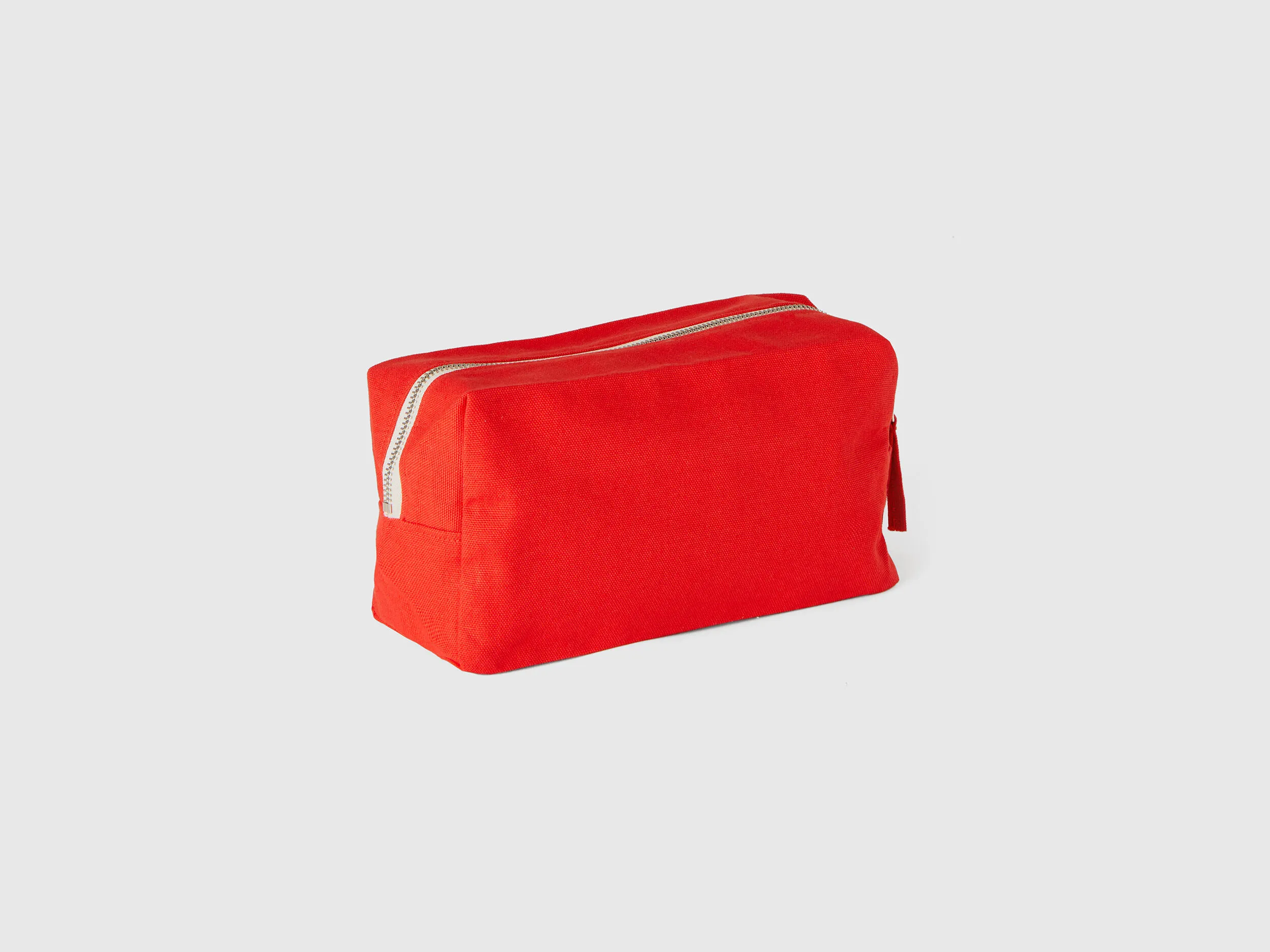 Red beauty case in pure cotton