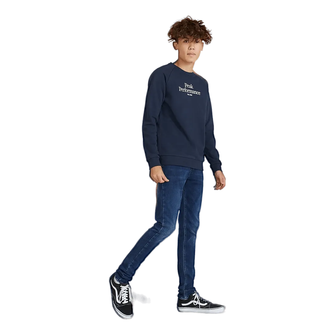 Rendimiento máximo Junior Original Crew Blue Shadow