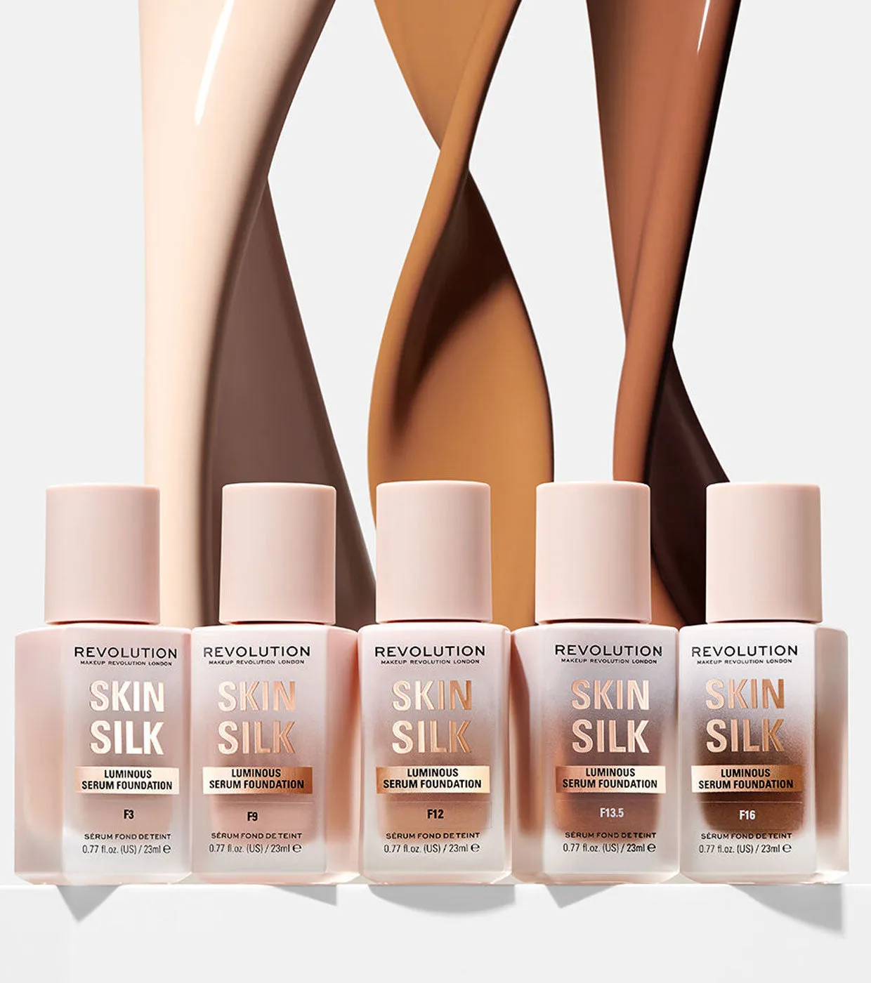 REVOLUTION  BASE DE MAQUILLAJE SKIN SILK SERUM FOUNDATION  F8.5