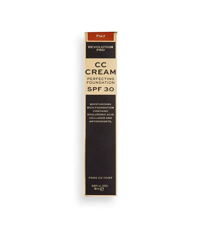 REVOLUTION PRO  CC CREAM PERFECTING FOUNDATION SPF 30  F14.7