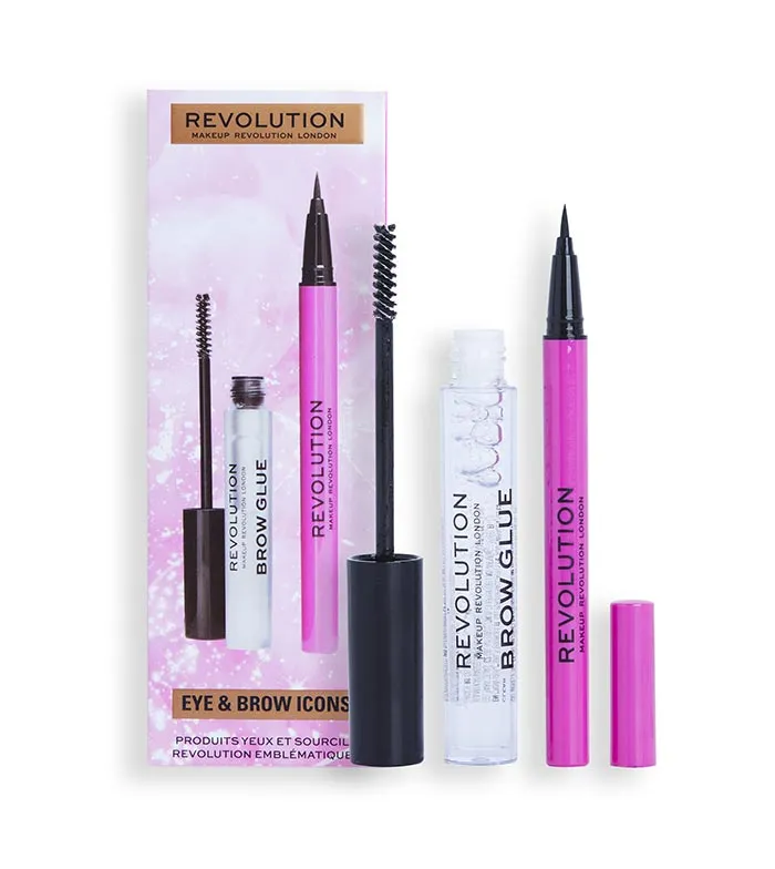REVOLUTION  SET DE REGALO EYE & BROW ICONS