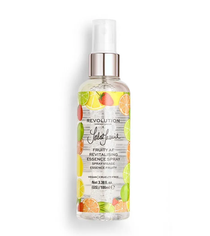 REVOLUTION SKINCARE  SPRAY FACIAL FRUITY AF REVITALISING ESSENCE SPRAY X JAKE  JAMIE
