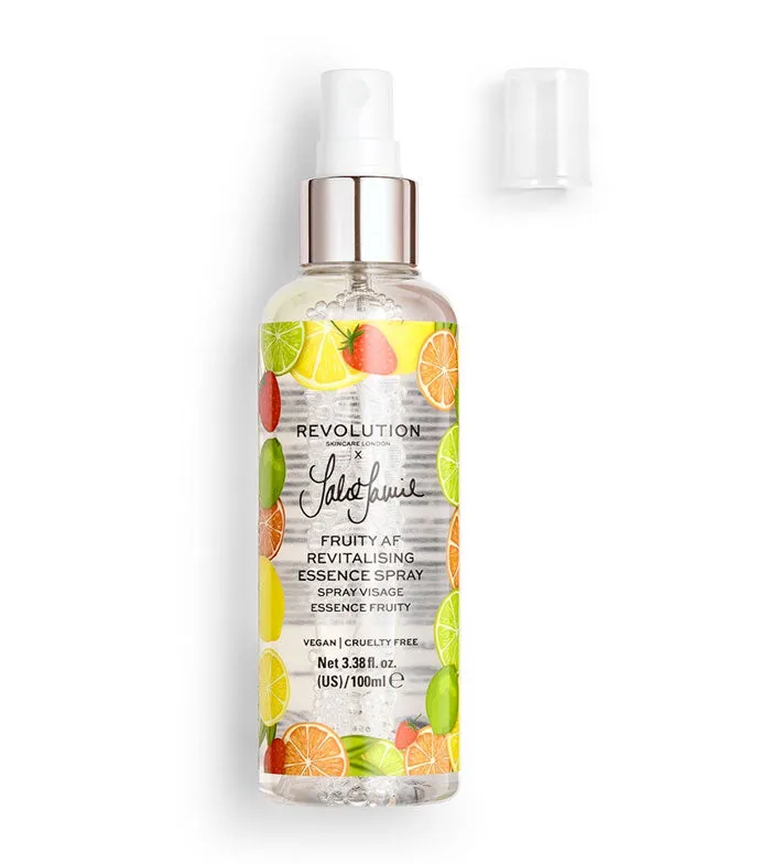 REVOLUTION SKINCARE  SPRAY FACIAL FRUITY AF REVITALISING ESSENCE SPRAY X JAKE  JAMIE