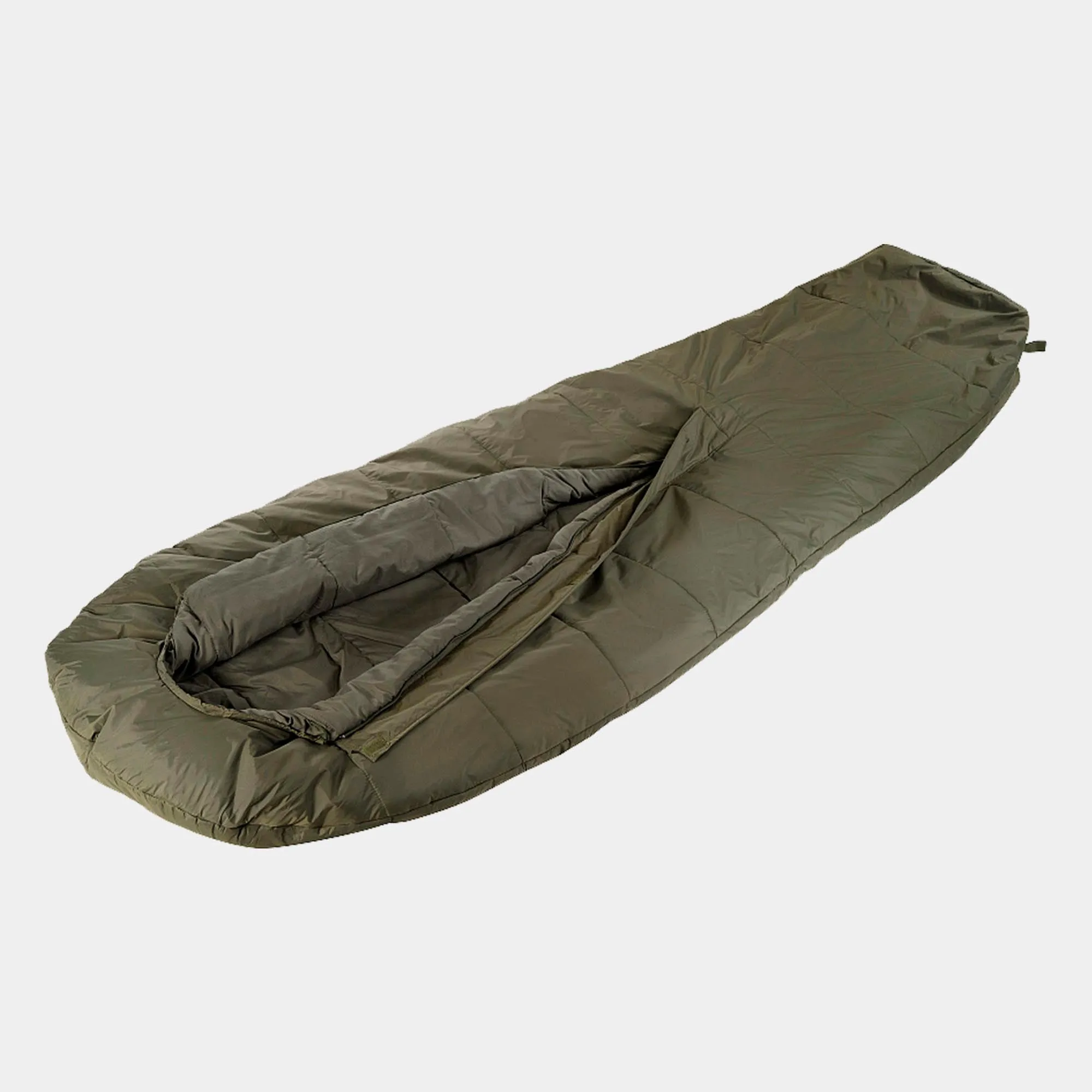SACO DE DORMIR CON FUNDA DE COMPRESIóN VERDE OLIVA  MTAC