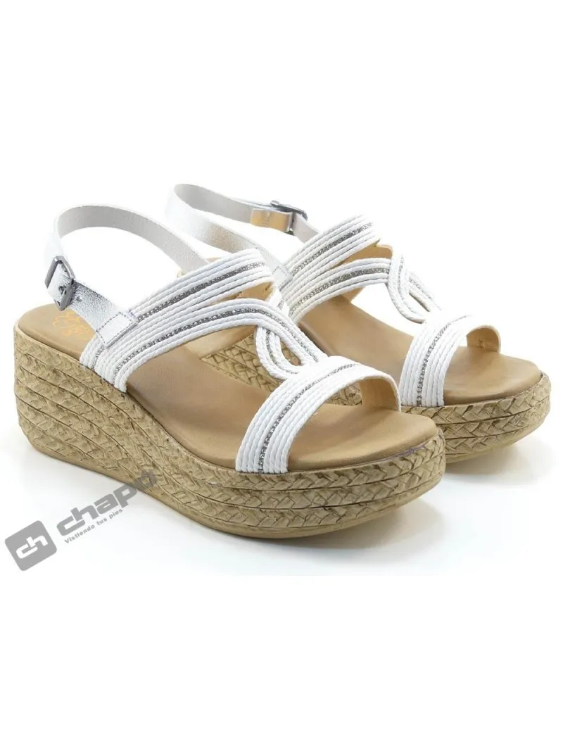 Sandalia Blanco Porronet 3036