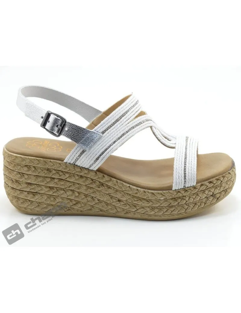 Sandalia Blanco Porronet 3036