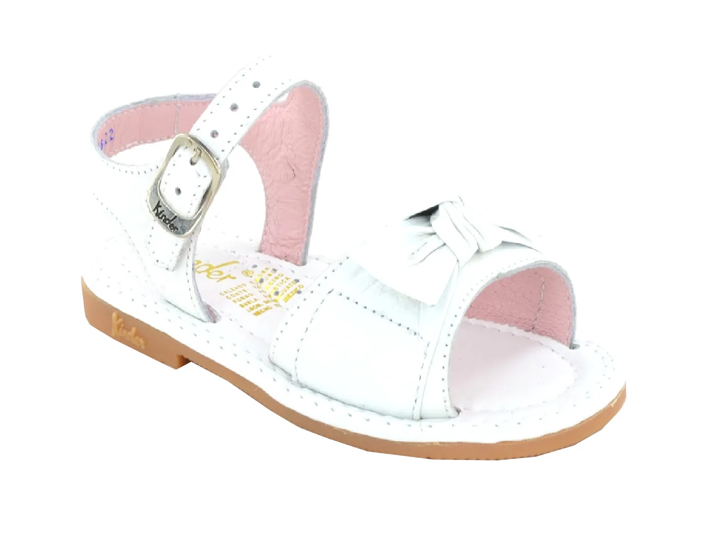 Sandalias Kinder 6622 Blanco Para Niña