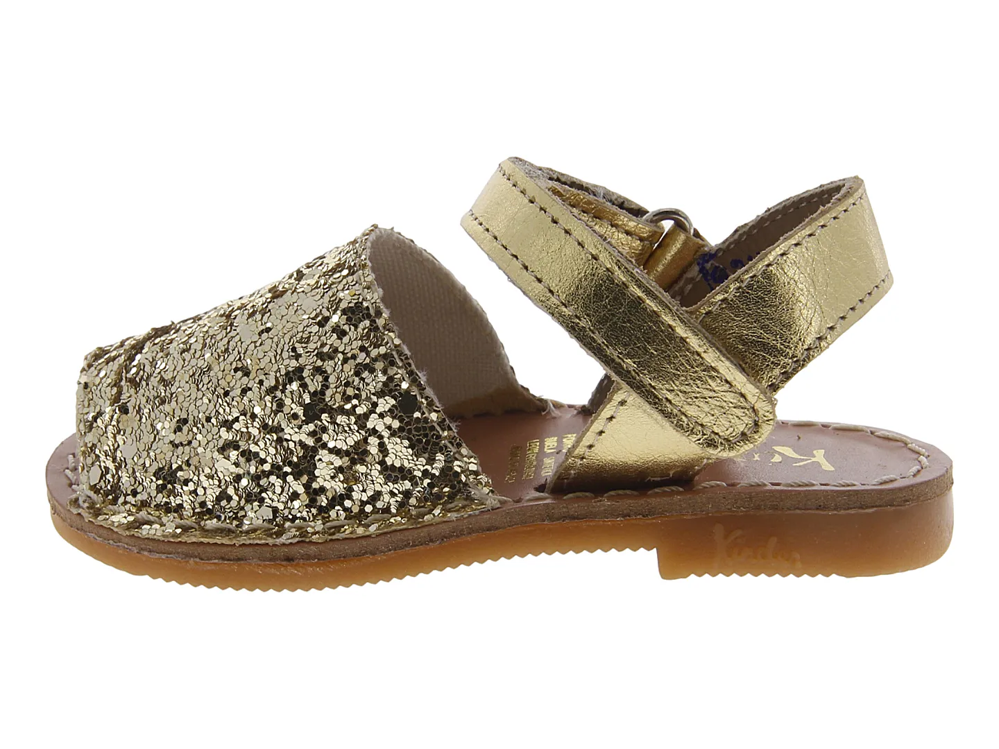 Sandalias Kinder 7206 Oro Para Niña