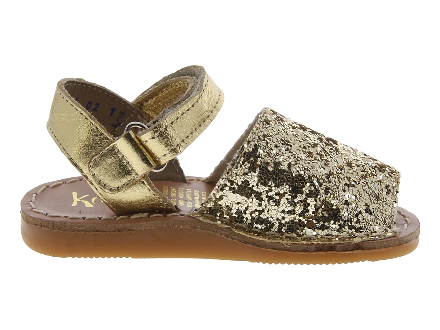 Sandalias Kinder 7206 Oro Para Niña