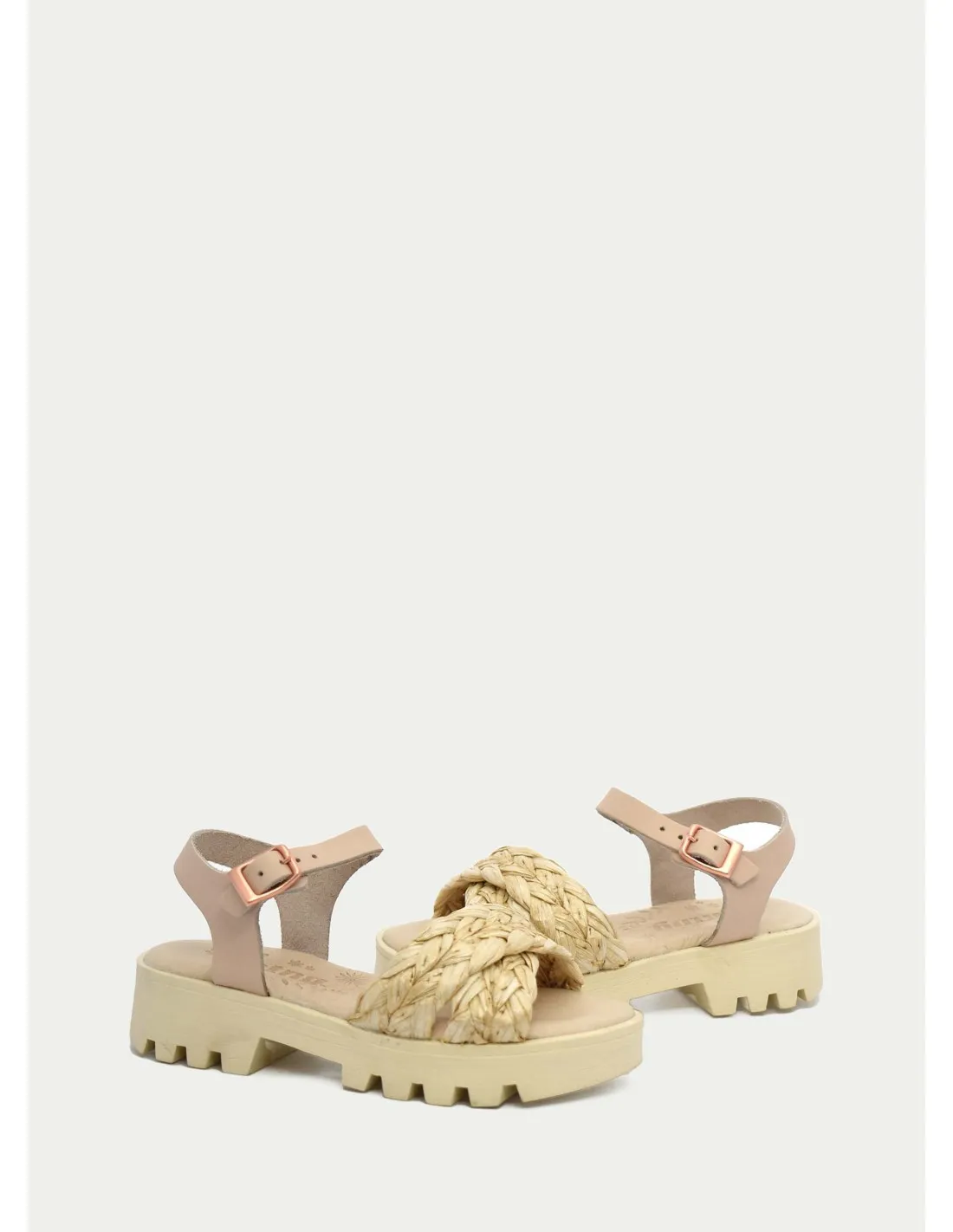 SANDALIAS MUSTANG KIDS 48550 BEIG 