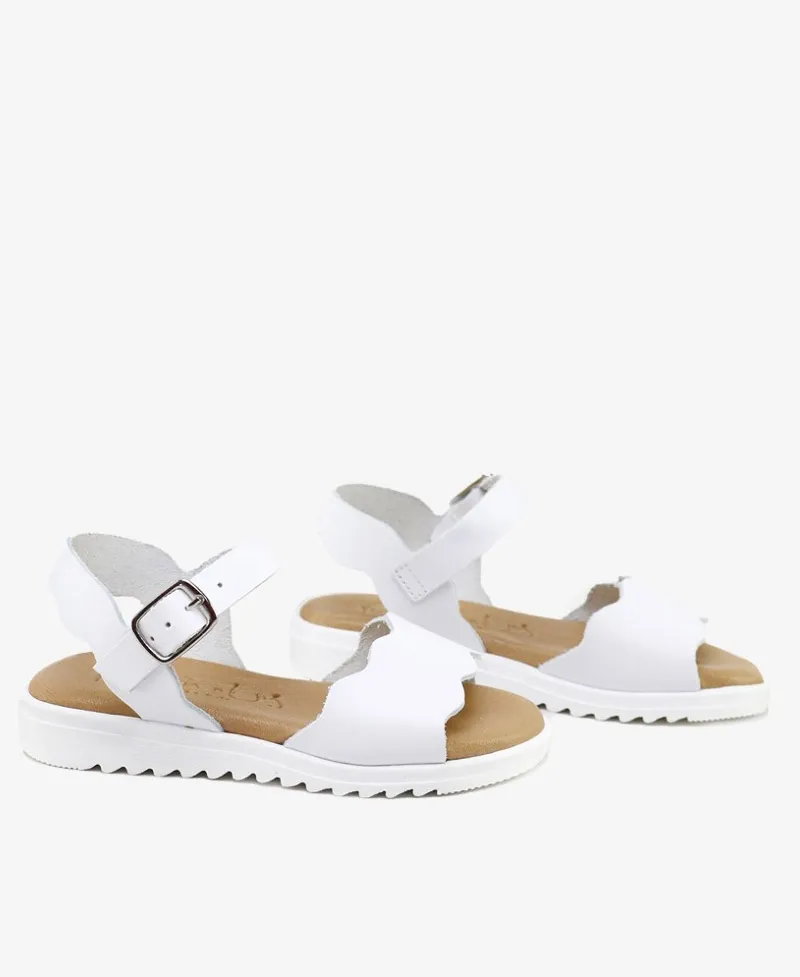 Sandalias Niña ELI Gel Ondas Blanco
