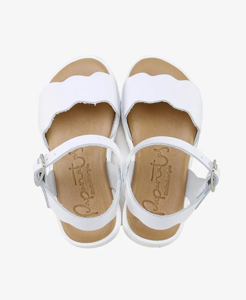 Sandalias Niña ELI Gel Ondas Blanco